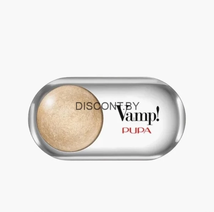Тени запеченные сияющие Pupa Vamp! Wet&Dry