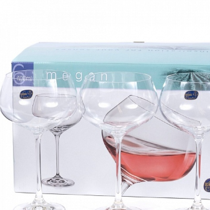 Набор бокалов  Bohemia Crystal Megan 40856/400