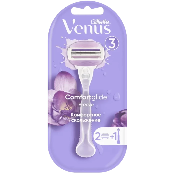 Станок Gillette Venus ComfortGlide Breeze + 2 кассеты