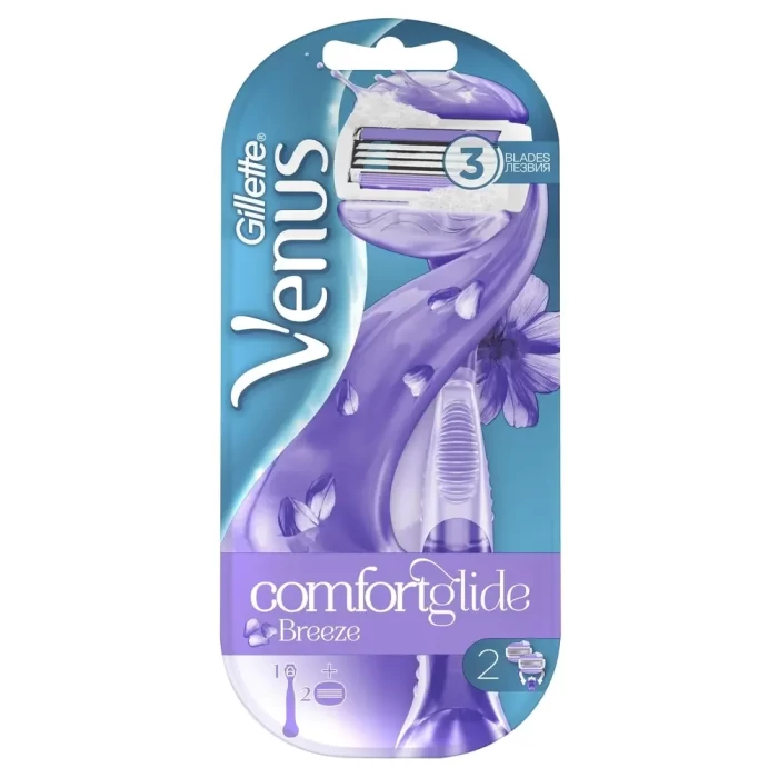 Станок Gillette Venus ComfortGlide Breeze + 2 кассеты