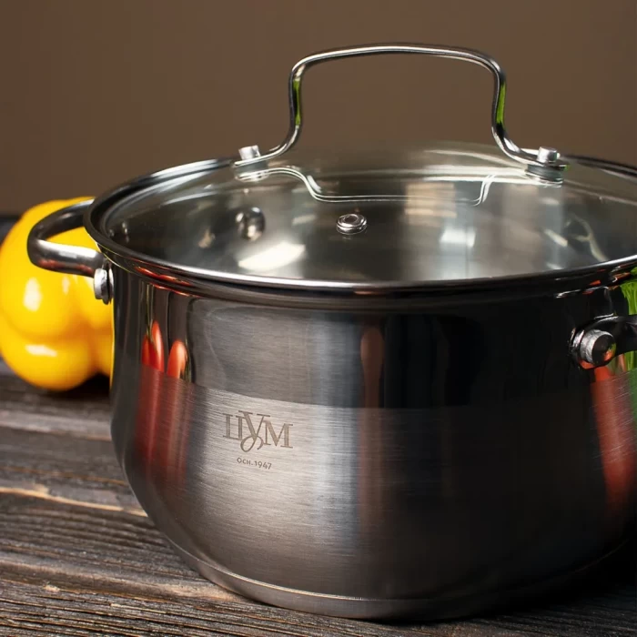 Кастрюля с крышкой ТМ "ЦУМ" MSF-8310, от 2 до 5 л.