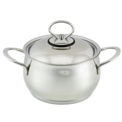 Кастрюля Кухар Магнолия Классика с металлической крышкой