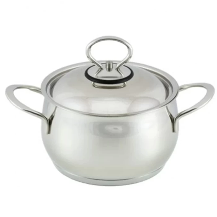 Кастрюля Кухар Магнолия Классика с металлической крышкой