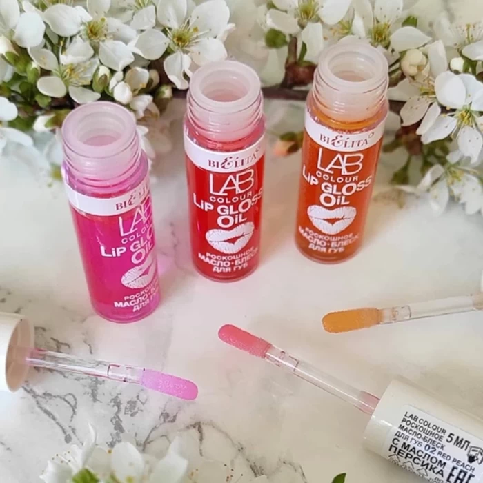 Масло-блеск для губ Белита LAB colour 01Pink Grape 5мл