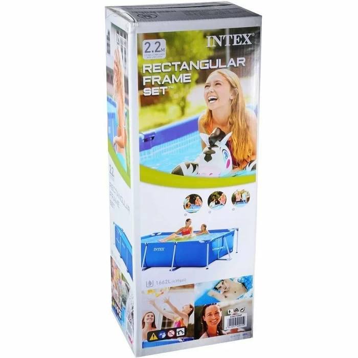 Каркасный бассейн Intex Rectangular Frame 28270 220x150x60см