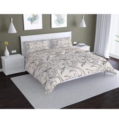 Комплект постельного белья Евро ТМ "ЦУМ" Завиток